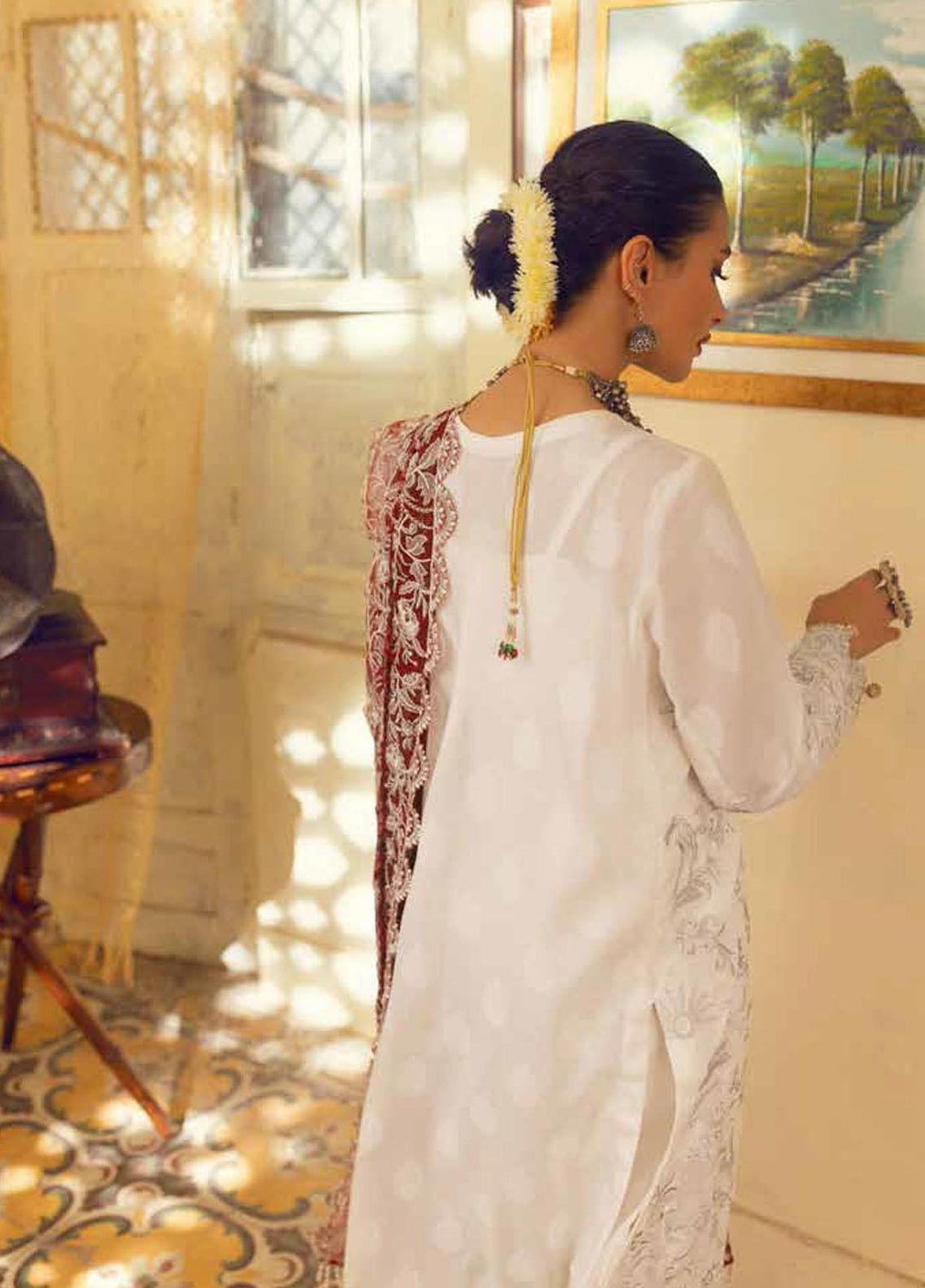 Maya By Nureh Embroidered Lawn Suits Unstitched 3 Piece NU22MF NJ-37 - Festive Collection