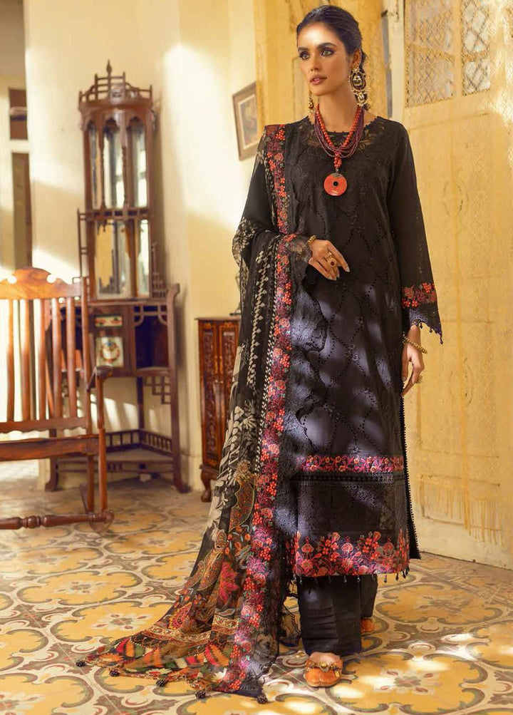Maya By Nureh Embroidered Lawn Suits Unstitched 3 Piece NU22MF NJ-38 - Festive Collection