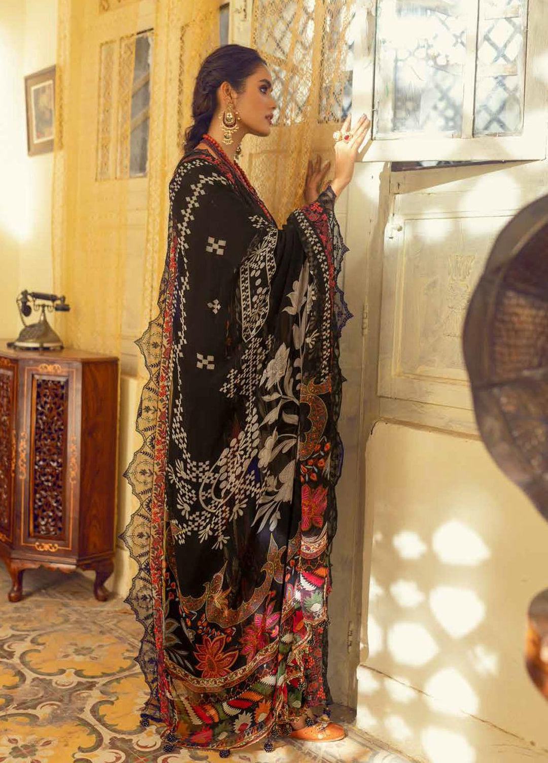 Maya By Nureh Embroidered Lawn Suits Unstitched 3 Piece NU22MF NJ-38 - Festive Collection