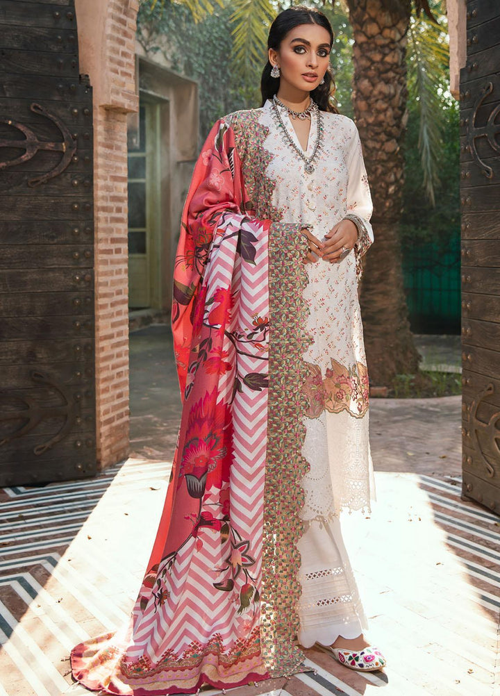 Maya by Nureh Embriodered Slub Khaddar Suits Unstitched 3 Piece NU21MK NW-39 RUMI - Winter Collection