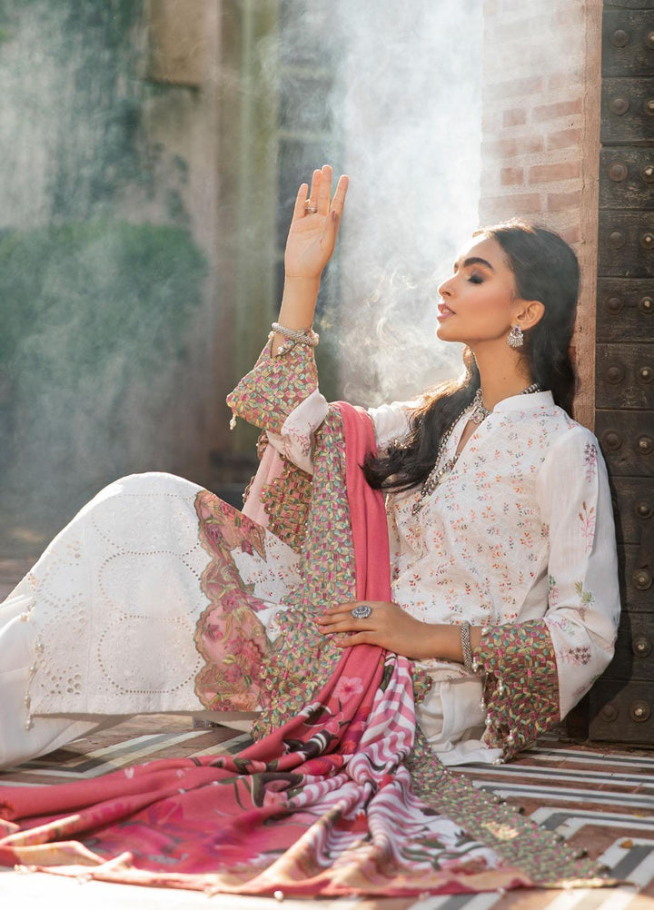 Maya by Nureh Embriodered Slub Khaddar Suits Unstitched 3 Piece NU21MK NW-39 RUMI - Winter Collection