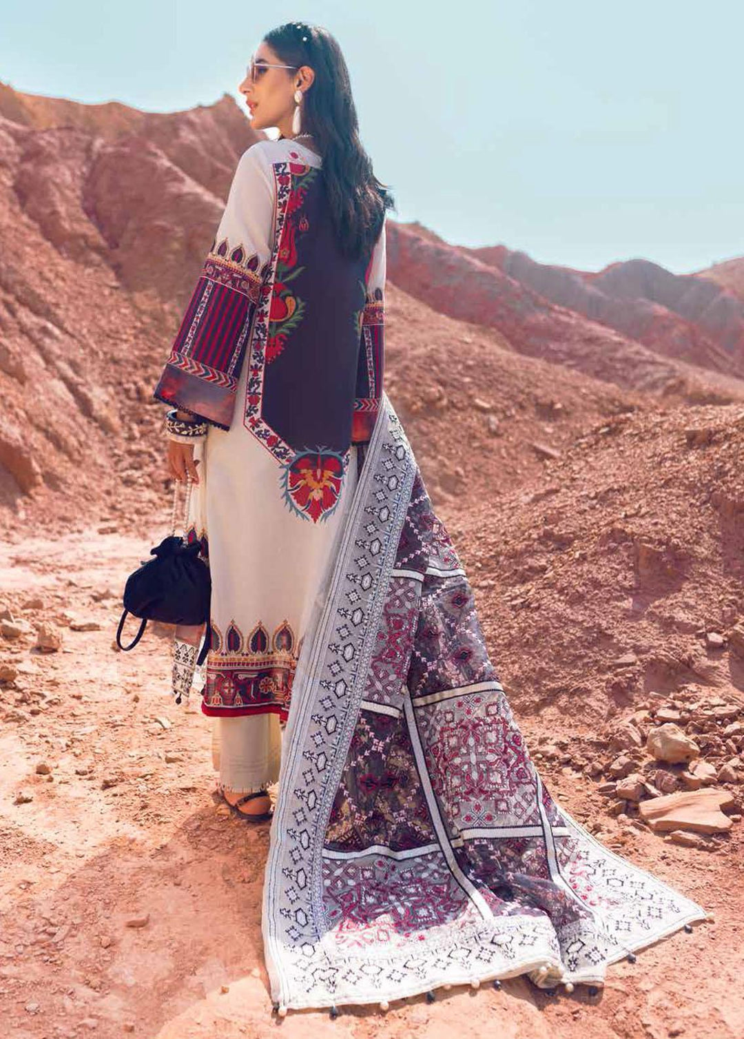 Maya By Nureh Embroidered Lawn Suits Unstitched 3 Piece NU22MU NS-57 - Summer Collection