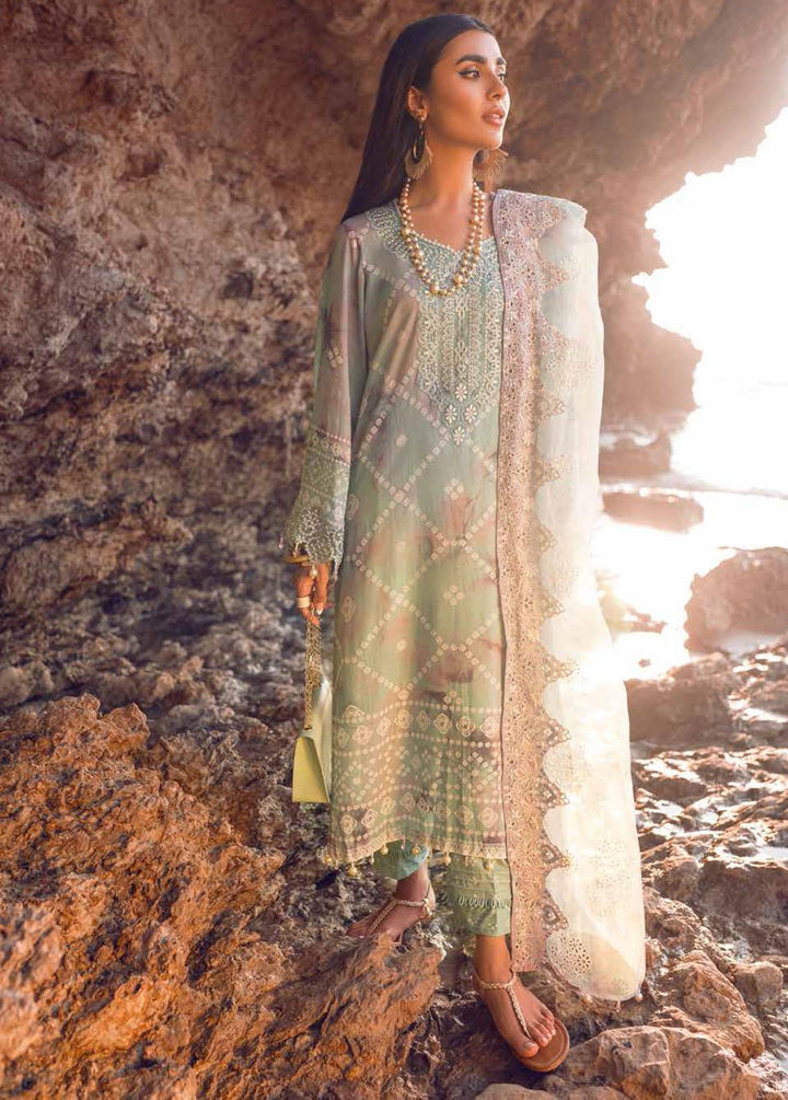 Maya By Nureh Embroidered Lawn Suits Unstitched 3 Piece NU22MU NS-58 - Summer Collection