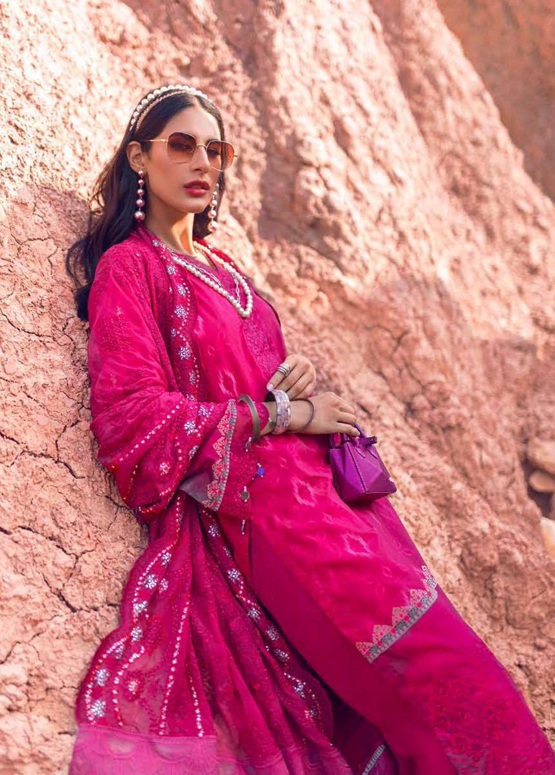 Maya By Nureh Embroidered Lawn Suits Unstitched 3 Piece NU22MU NS-59 - Summer Collection