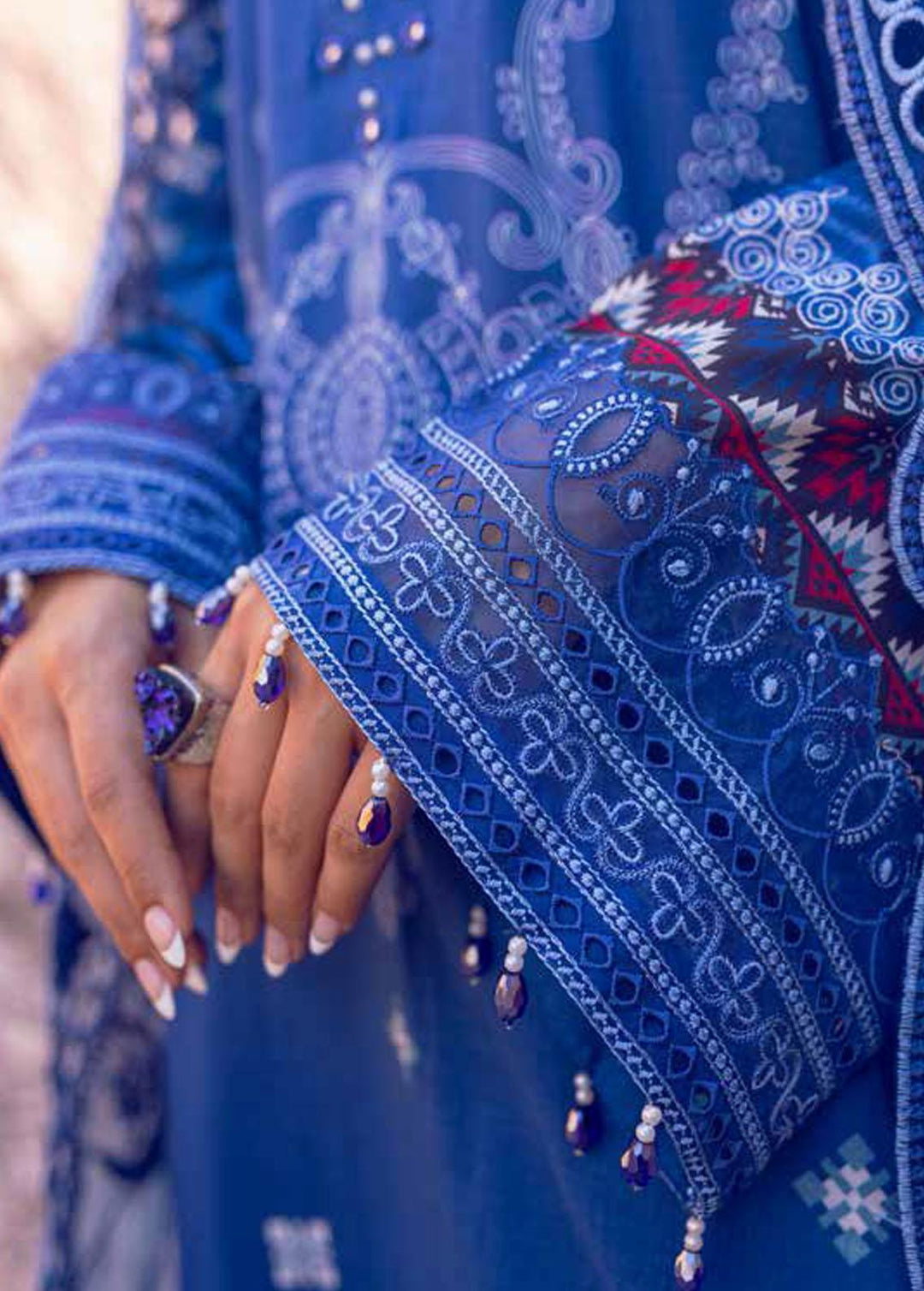 Maya By Nureh Embroidered Lawn Suits Unstitched 3 Piece NU22MU NS-60 - Summer Collection