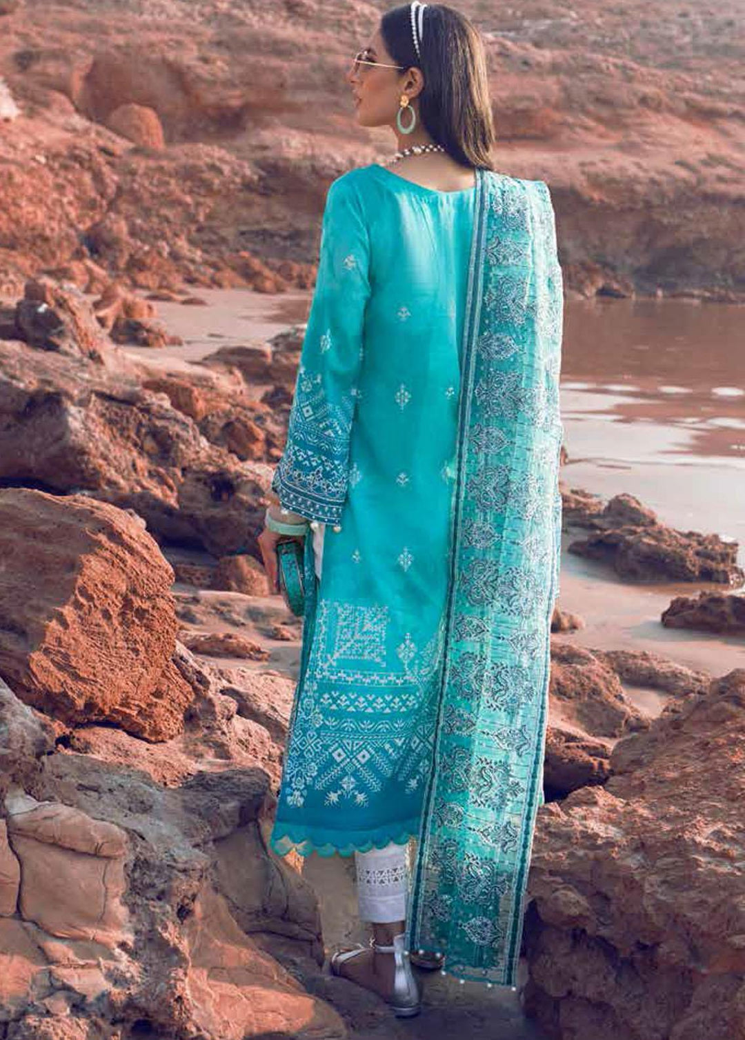 Maya By Nureh Embroidered Lawn Suits Unstitched 3 Piece NU22MU NS-61 - Summer Collection
