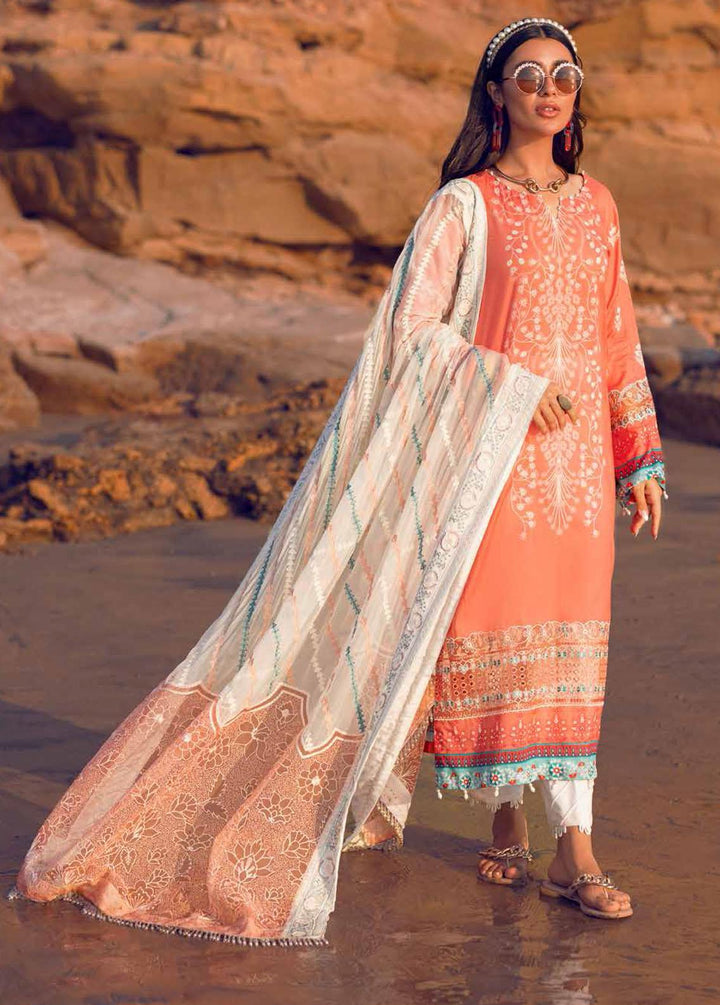 Maya By Nureh Embroidered Lawn Suits Unstitched 3 Piece NU22MU NS-62 - Summer Collection