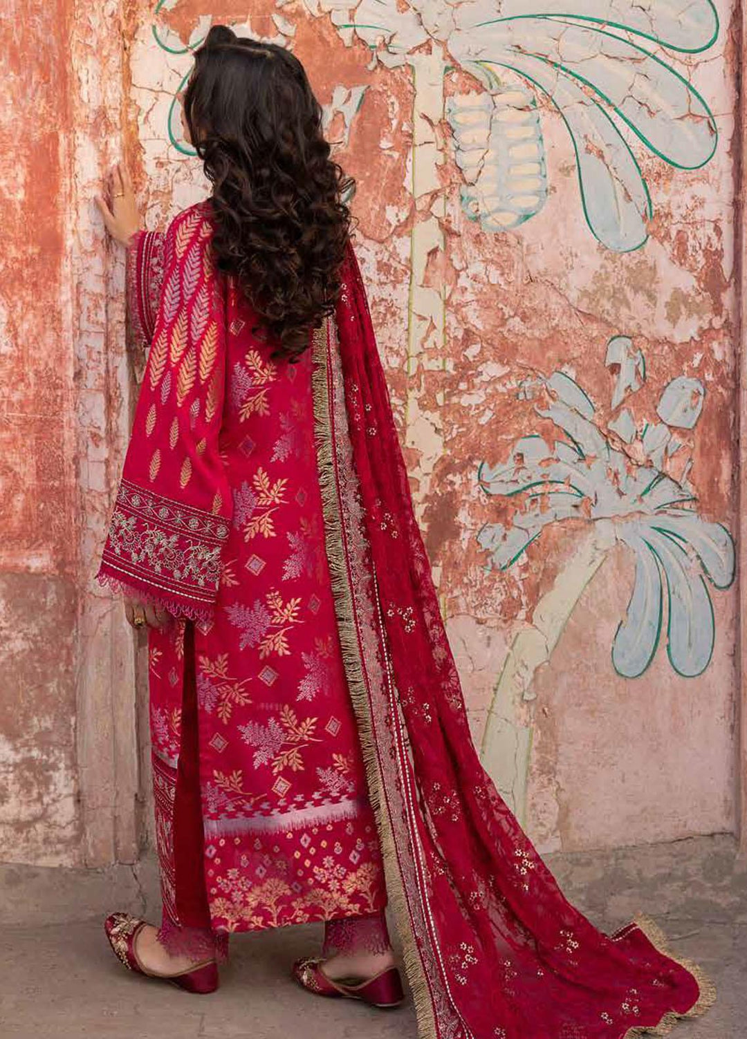 Maya By Nureh Embroidered Lawn Suits Unstitched 3 Piece NU24MY NJ-89 - Summer Collection