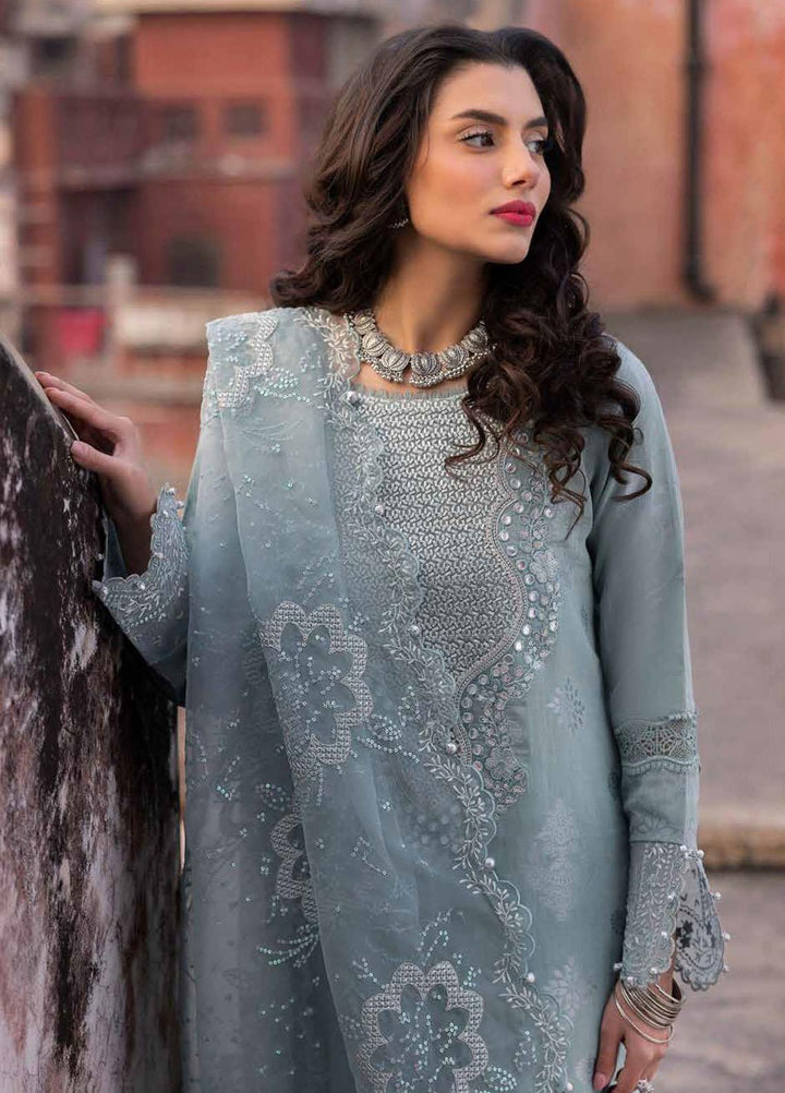 Maya By Nureh Embroidered Lawn Suits Unstitched 3 Piece NU24MY NJ-91 - Summer Collection