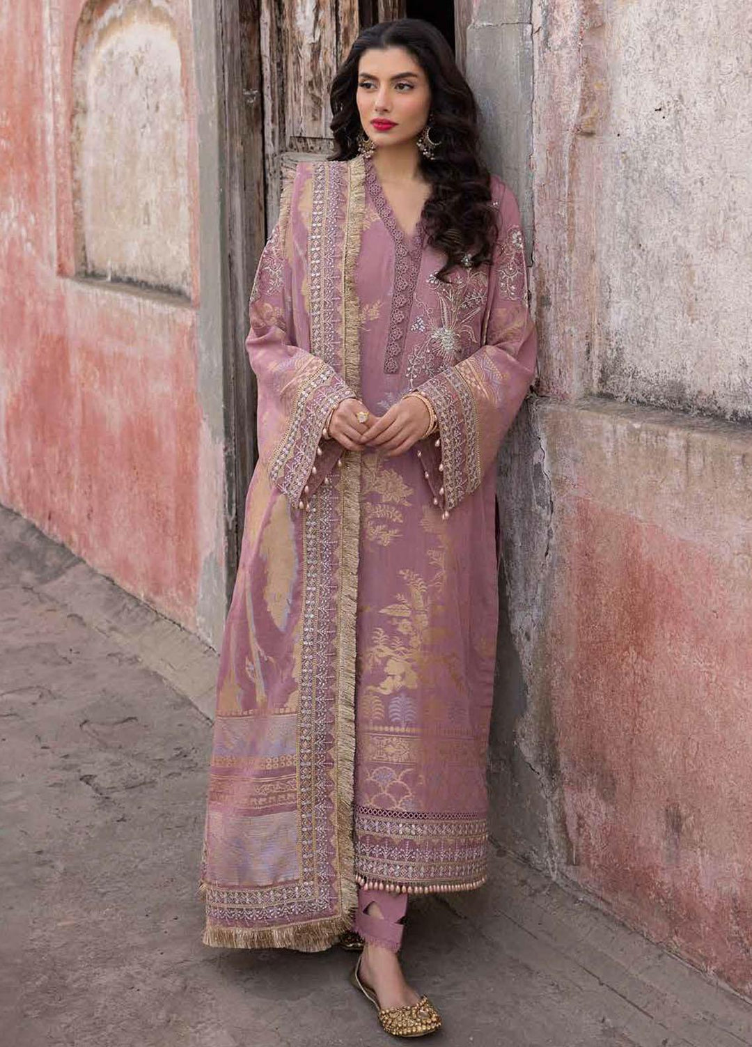 Maya By Nureh Embroidered Lawn Suits Unstitched 3 Piece NU24MY NJ-93 - Summer Collection