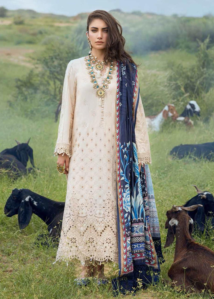 Maya Heerni By Nureh Embroidered Linen Suits Unstitched 3 Piece NU22MH NW-61 - Winter Collection