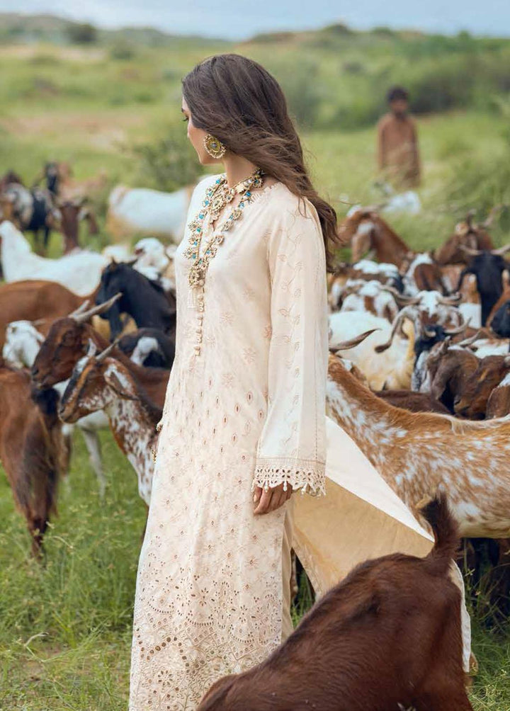 Maya Heerni By Nureh Embroidered Linen Suits Unstitched 3 Piece NU22MH NW-61 - Winter Collection