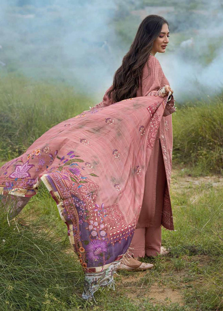 Maya Heerni By Nureh Embroidered Linen Suits Unstitched 3 Piece NU22MH NW-62 - Winter Collection