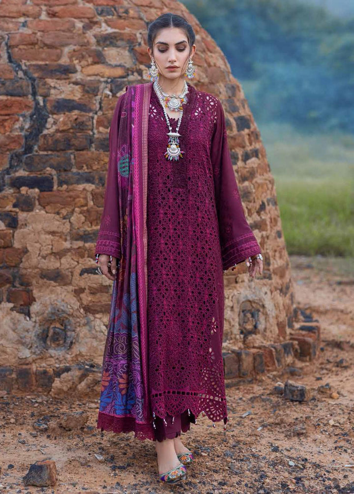 Maya Heerni By Nureh Embroidered Linen Suits Unstitched 3 Piece NU22MH NW-64 - Winter Collection