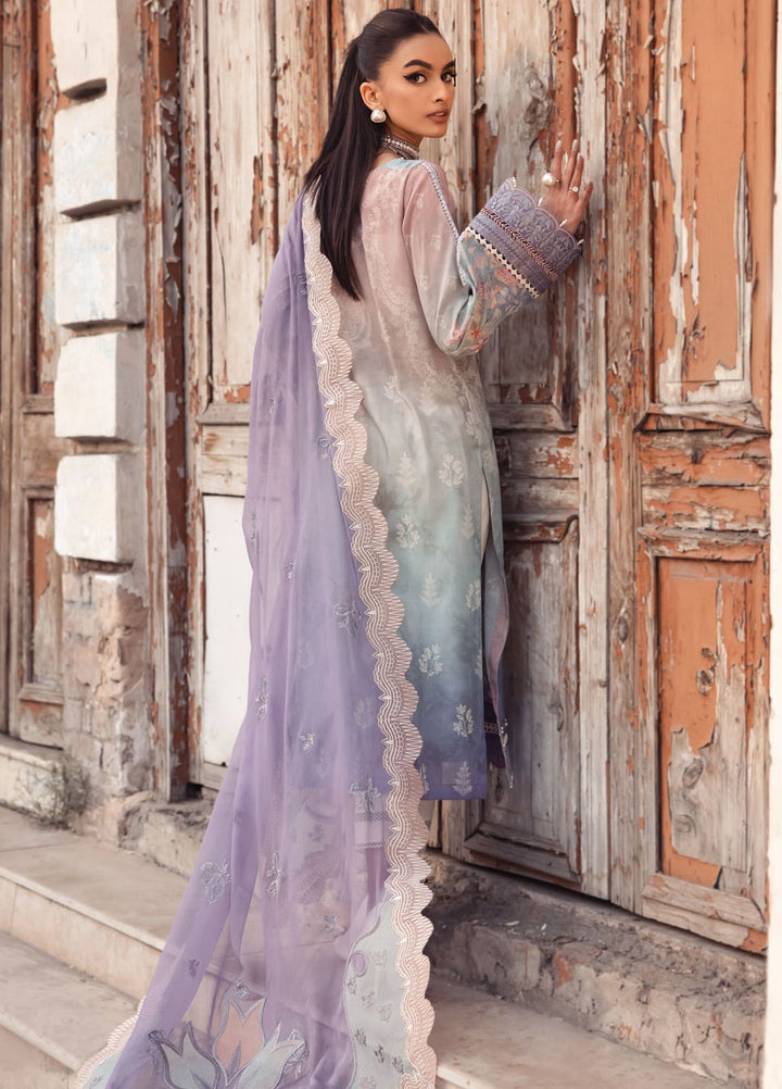 Maya Swiss by Nureh Embroidered Swiss Lawn Suits Unstitched 3 Piece NU24MS NS-121 - Summer Collection