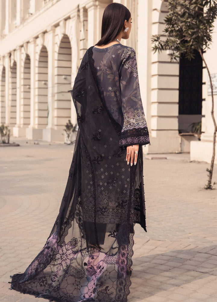 Maya Swiss by Nureh Embroidered Swiss Lawn Suits Unstitched 3 Piece NU24MS NS-123 - Summer Collection
