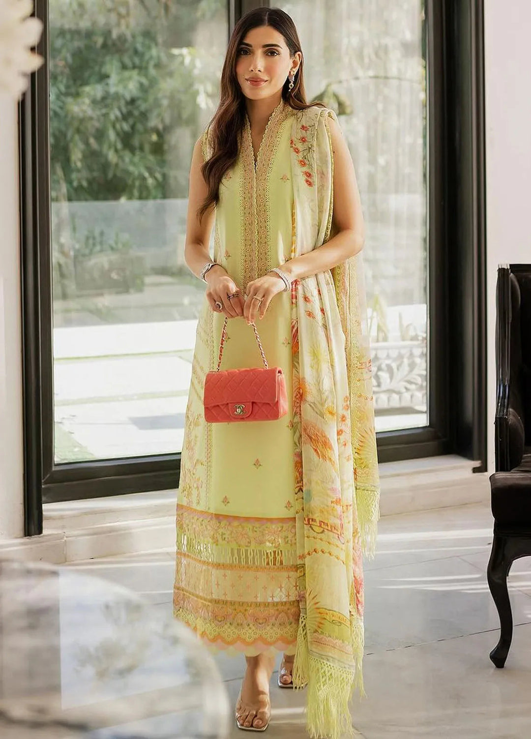 Mayal By Kanwal Malik Embroidered Lawn Suit Unstitched 3 Piece KM24L Anisa - Summer Collection