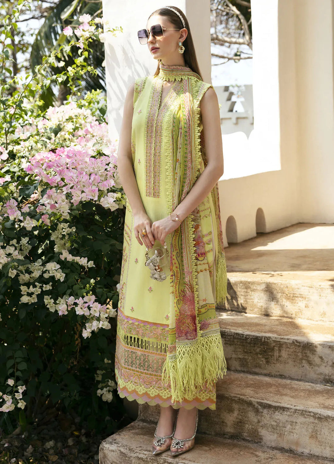 Mayal By Kanwal Malik Embroidered Lawn Suit Unstitched 3 Piece KM24L Anisa - Summer Collection