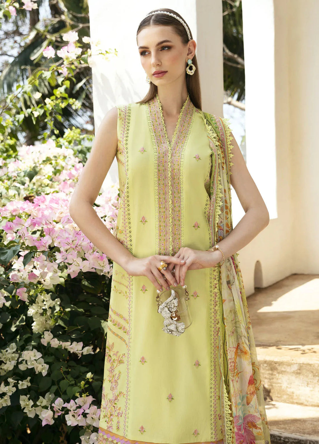 Mayal By Kanwal Malik Embroidered Lawn Suit Unstitched 3 Piece KM24L Anisa - Summer Collection