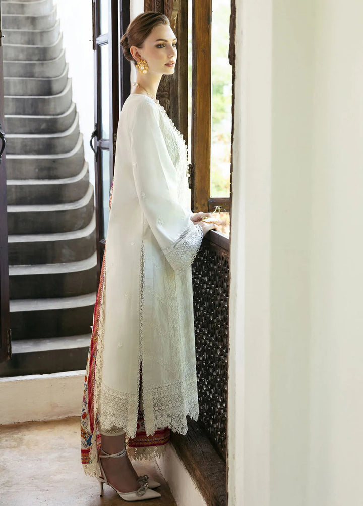 Mayal By Kanwal Malik Embroidered Lawn Suit Unstitched 3 Piece KM24L Cerise - Summer Collection