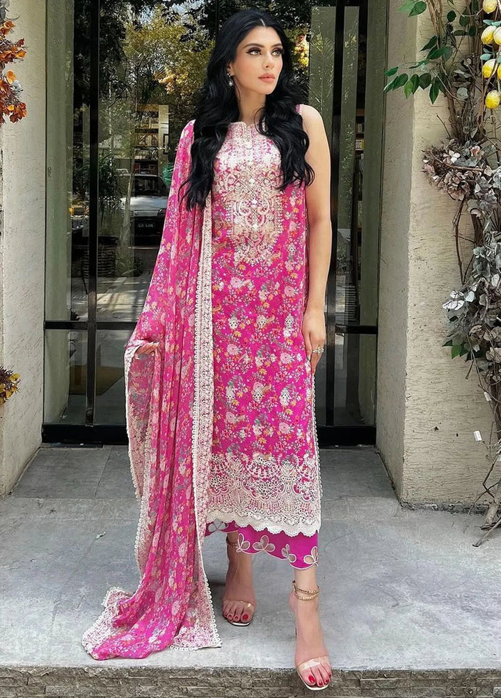 Mayal By Kanwal Malik Embroidered Lawn Suit Unstitched 3 Piece KM24L Lamya - Summer Collection