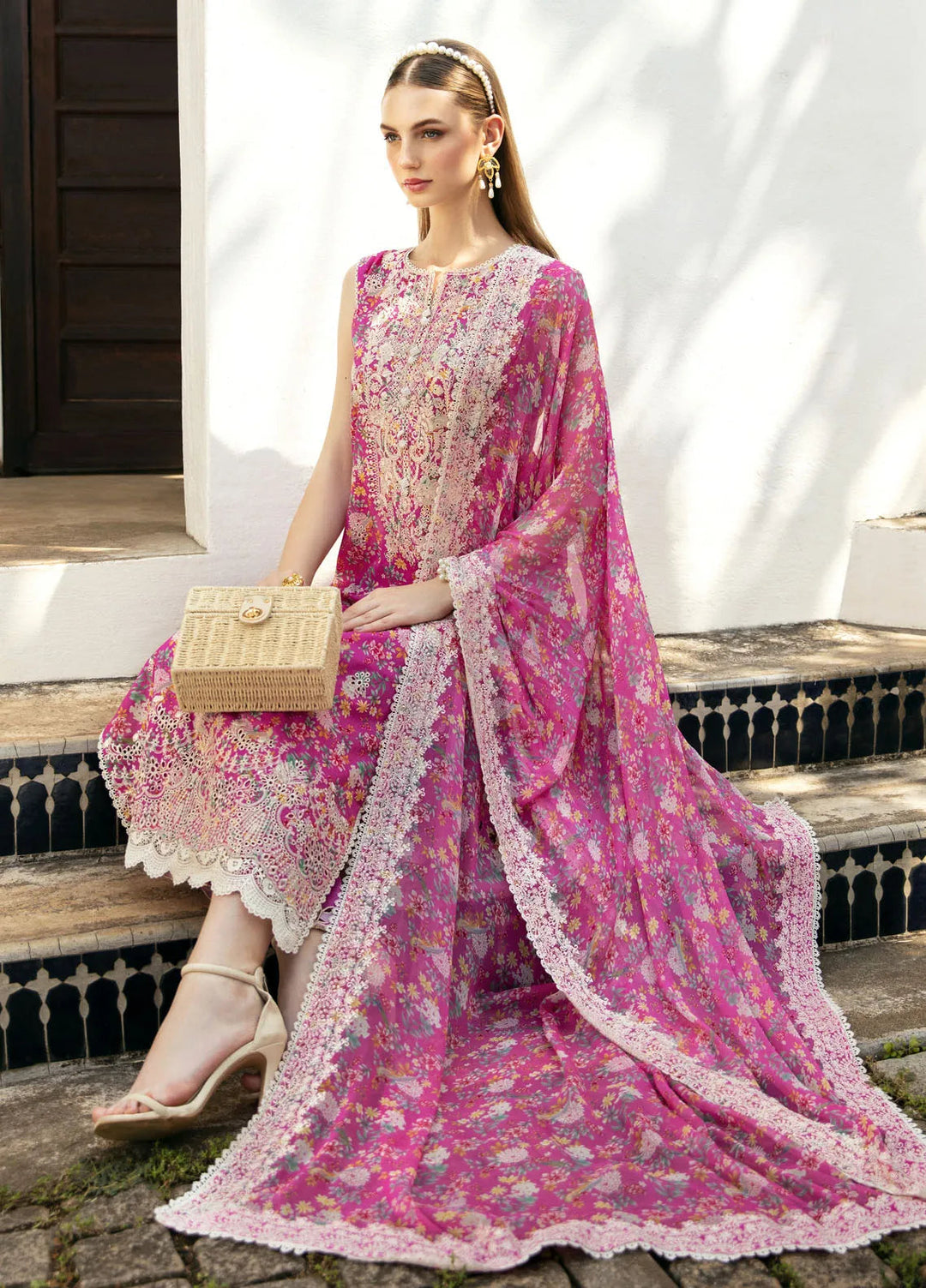 Mayal By Kanwal Malik Embroidered Lawn Suit Unstitched 3 Piece KM24L Lamya - Summer Collection
