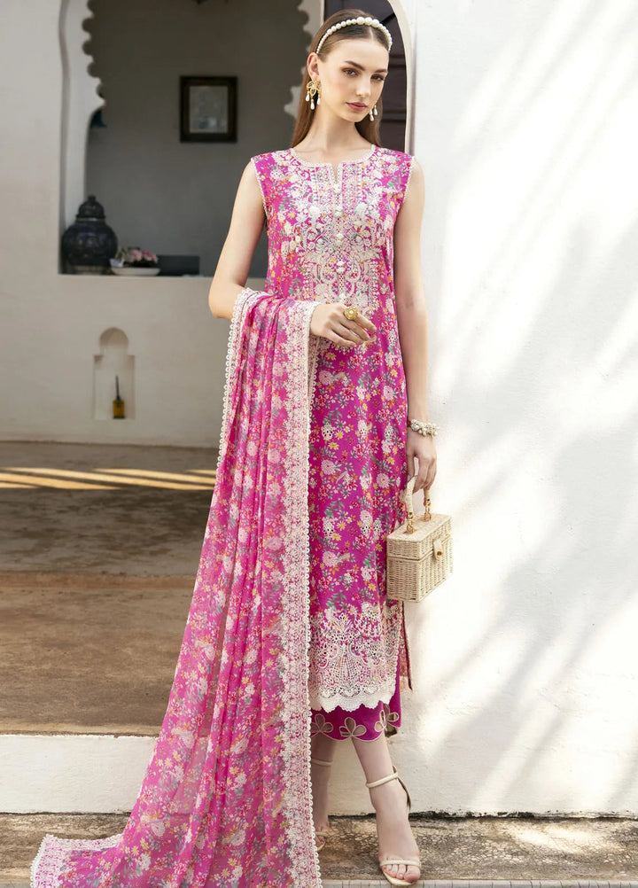 Mayal By Kanwal Malik Embroidered Lawn Suit Unstitched 3 Piece KM24L Lamya - Summer Collection