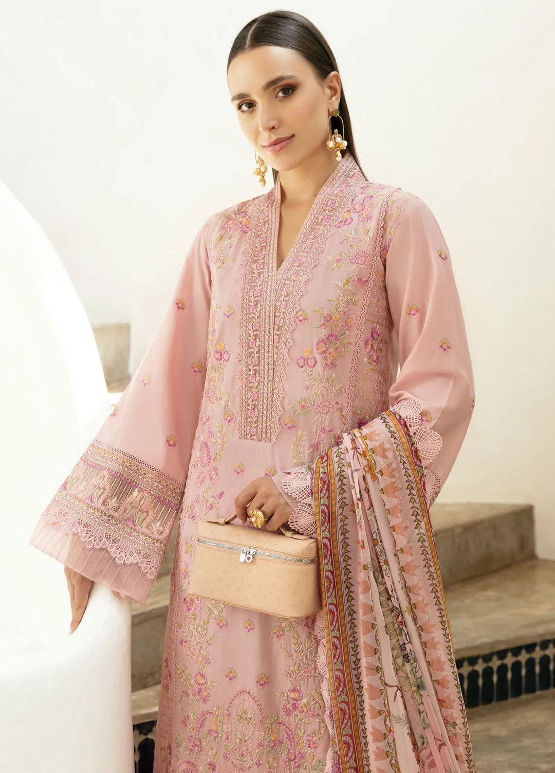 Mayal By Kanwal Malik Embroidered Lawn Suit Unstitched 3 Piece KM24L Raham - Summer Collection