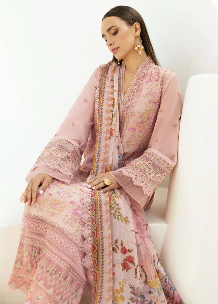 Mayal By Kanwal Malik Embroidered Lawn Suit Unstitched 3 Piece KM24L Raham - Summer Collection