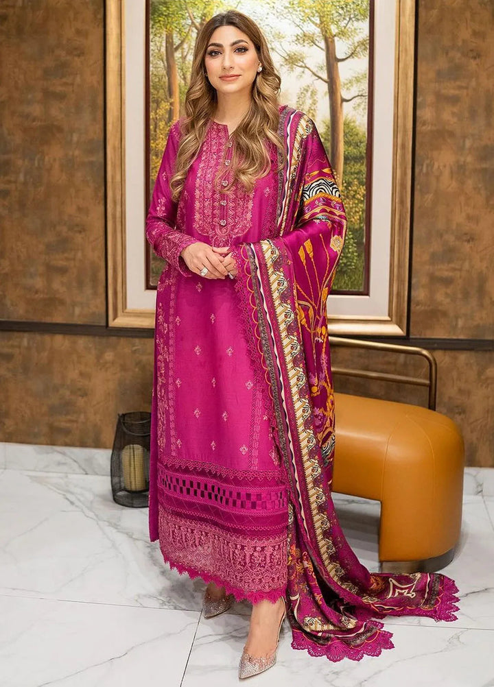 Mayal By Kanwal Malik Embroidered Lawn Suit Unstitched 3 Piece KM24L Samar - Summer Collection