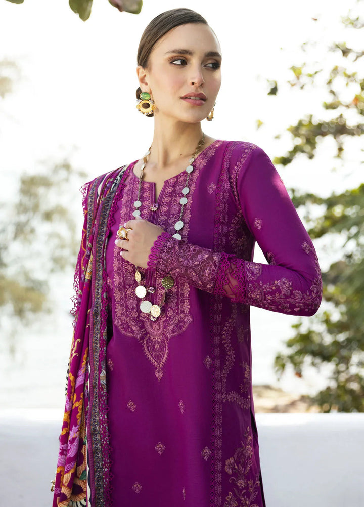 Mayal By Kanwal Malik Embroidered Lawn Suit Unstitched 3 Piece KM24L Samar - Summer Collection