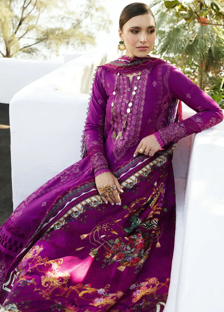 Mayal By Kanwal Malik Embroidered Lawn Suit Unstitched 3 Piece KM24L Samar - Summer Collection