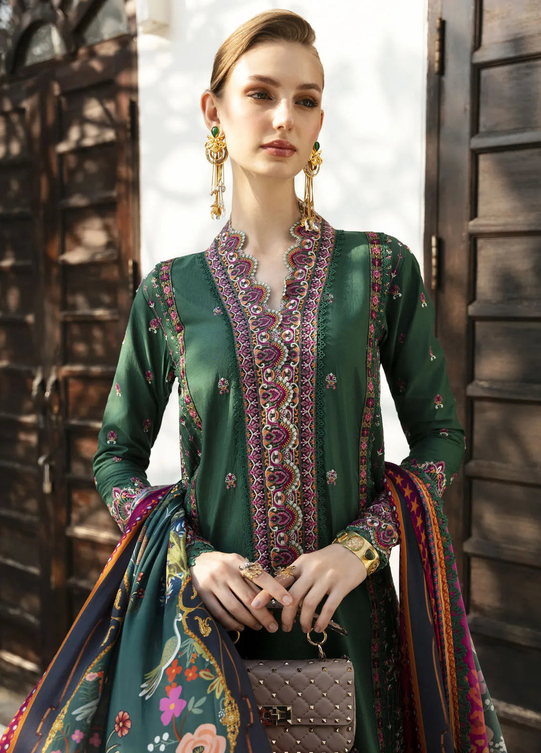 Mayal By Kanwal Malik Embroidered Lawn Suit Unstitched 3 Piece KM24L Zoha - Summer Collection