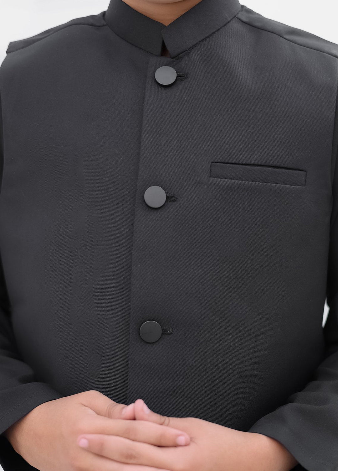 Mazham Plain Boys Kurta Trouser N Waistcoat - BKTWSW-K