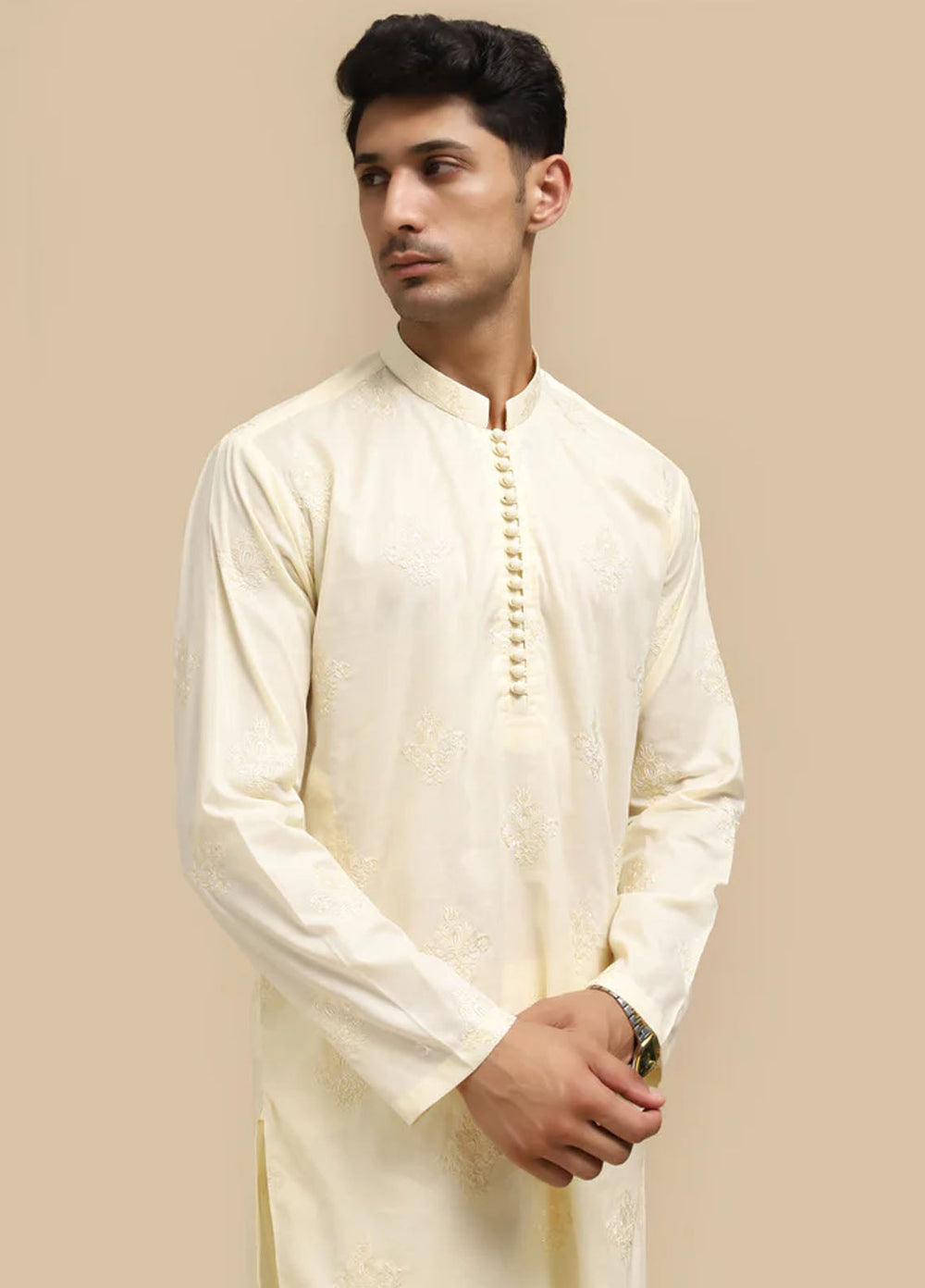 Mazham Pret Embroidered Cotton Kurta Pajama BCEKT-MED4444