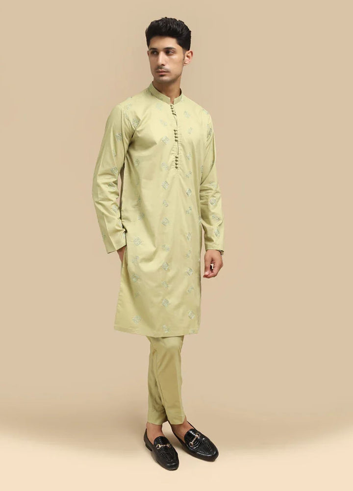 Mazham Pret Embroidered Wash N wear Kurta Pajama MCEKT-MED3333