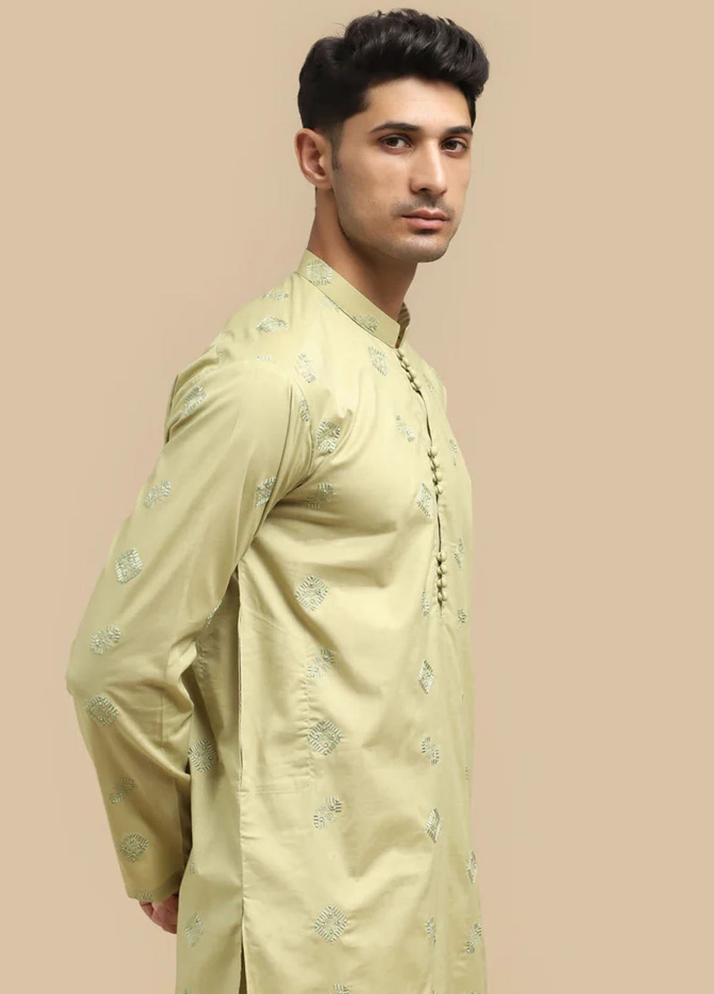 Mazham Pret Embroidered Cotton Kurta Pajama MCEKT-MED3333