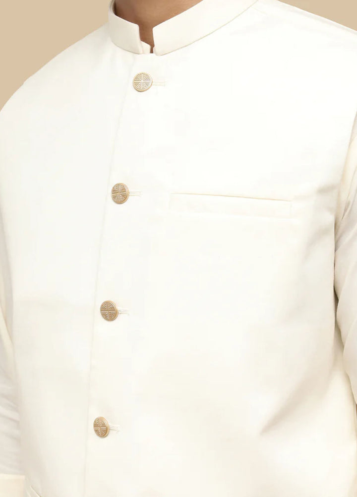 Mazham Pret Plain Blended 3 Piece Suit BKTWBW