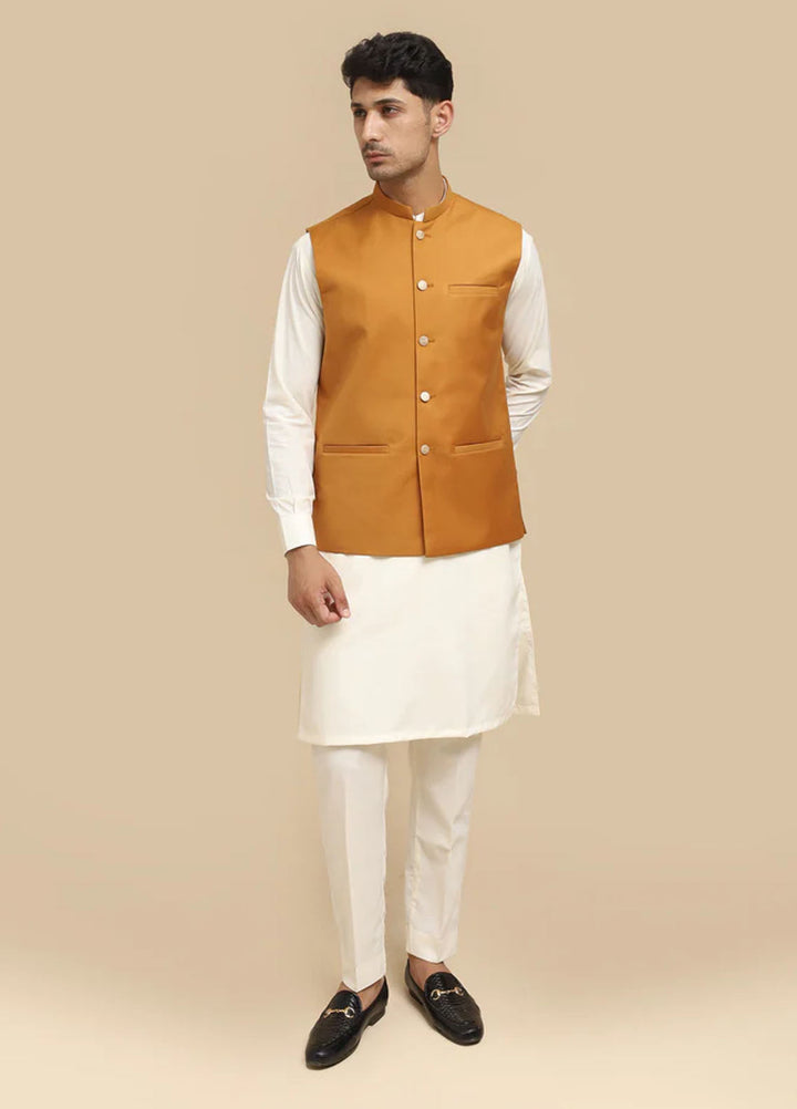 Mazham Pret Plain Blended 3 Piece Suit BKTWCSW