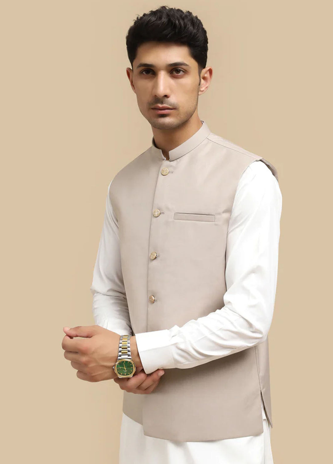 Mazham Pret Plain Blended 3 Piece Suit OWKTWBSW