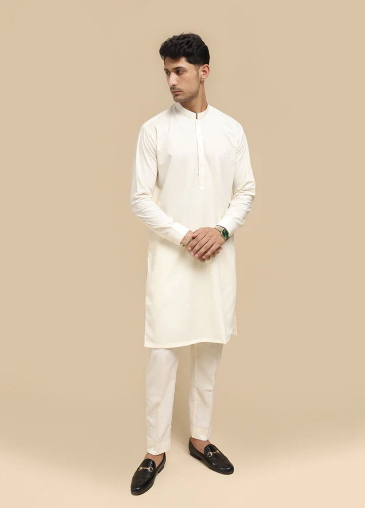 Mazham Pret Plain Blended Kurta-Shalwar BBKT-S-M
