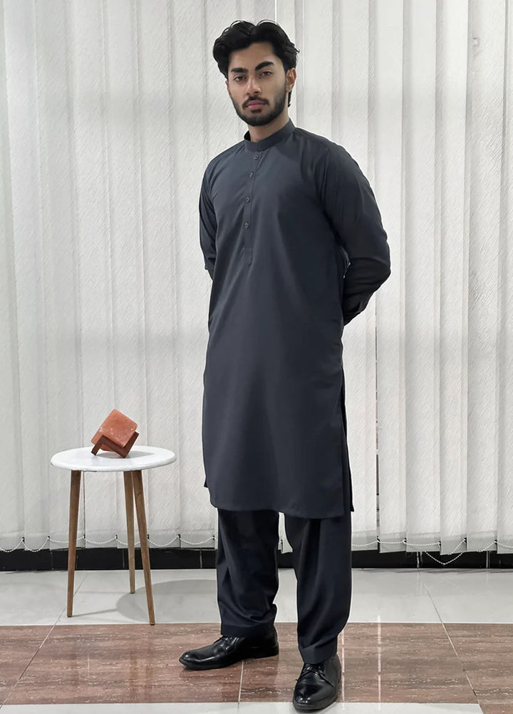 Mazham Pret Plain Blended Kurta-Shalwar GBKS-S-M