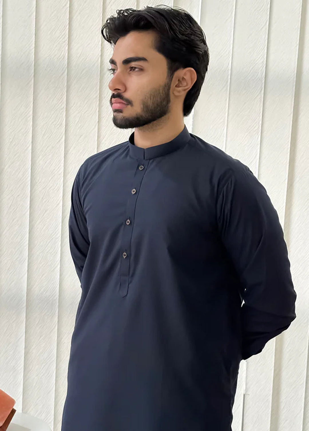 Mazham Pret Plain Blended Kurta-Shalwar NBBKS-S-M