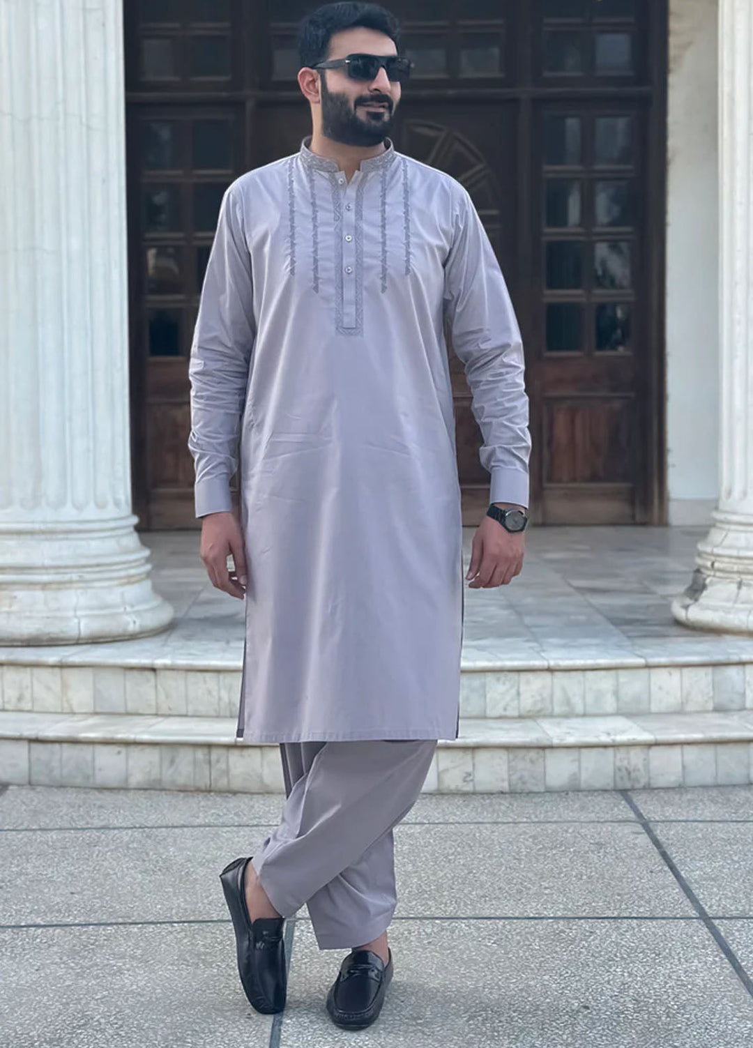 Mazham Pret Plain Cotton Kurta-Shalwar LPMT4-S