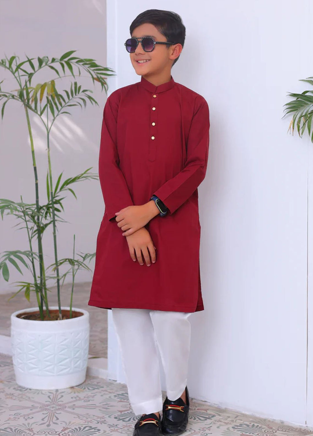 Mazham Pret Plain Cotton Kurta-Shalwar MCKT-K