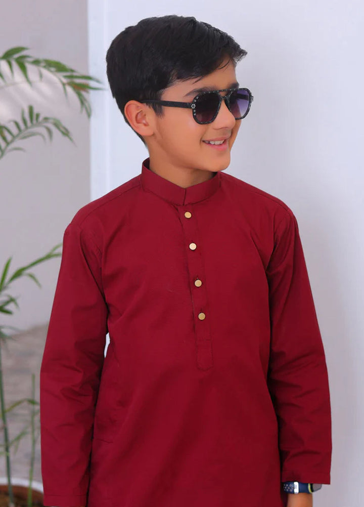 Mazham Pret Plain Cotton Kurta-Shalwar MCKT-K