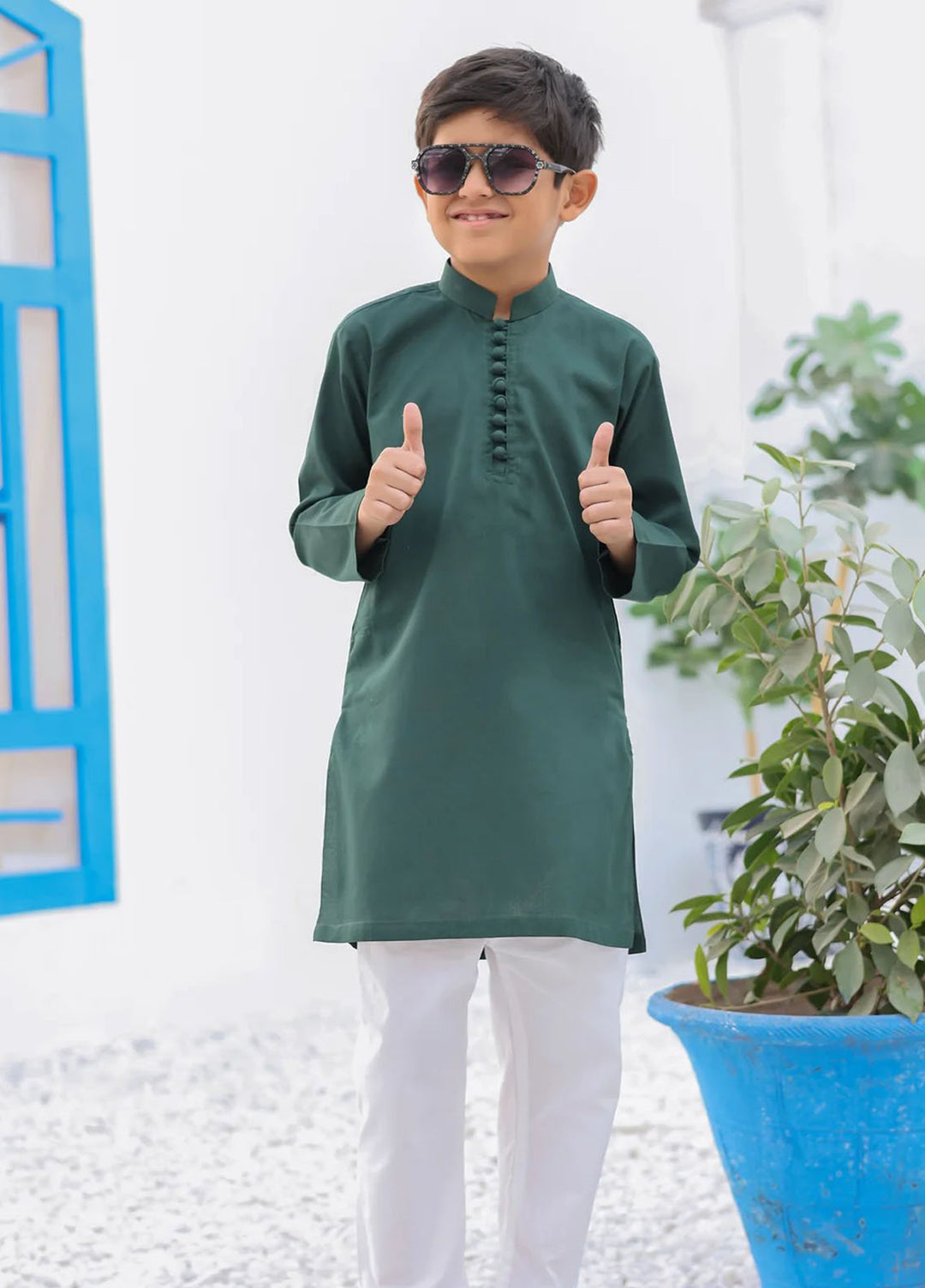 Mazham Pret Plain Cotton Kurta-Shalwar PCKT-K