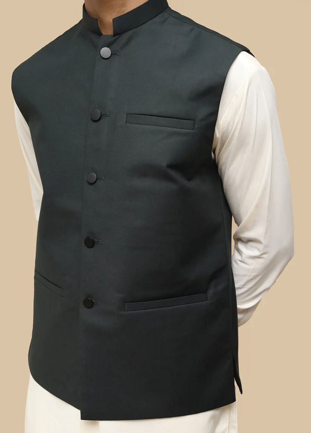 Mazham Pret Plain Suiting Waistcoat AGSW-SCB-M