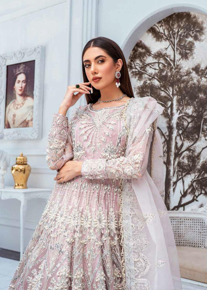 Floraison By Maryum N Maria Embroidered  Suits Unstitched 3 Piece MNM22F MBM-0032 Slushy - Bridal Collection