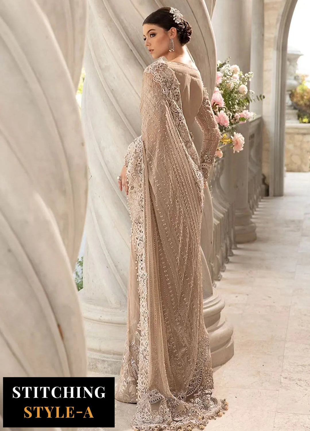 Mbroidered By Maria B Embroidered Suit Unstitched 3 Piece MB24M D-01 - Luxury Collection